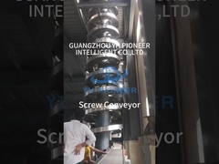 Transportador de tornillo compacto para el manejo de material libre de segregación eficiente en el espacio