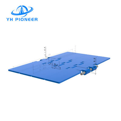 Buen precio 304 / 316 Placa de cadena de transporte de acero inoxidable con bisagras dobles para carga alta en línea