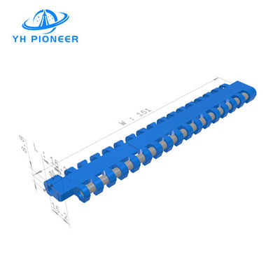 Buen precio Polyoximetileno POM de cinturón modular de punta plana de grado alimenticio para equipos de transporte en línea