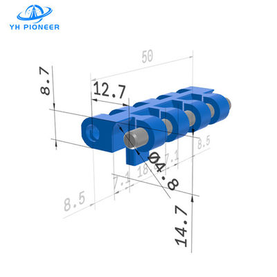 Buen precio Cinturón modular ventilado con superficie POM perforada para necesidades de transporte farmacéutico en línea