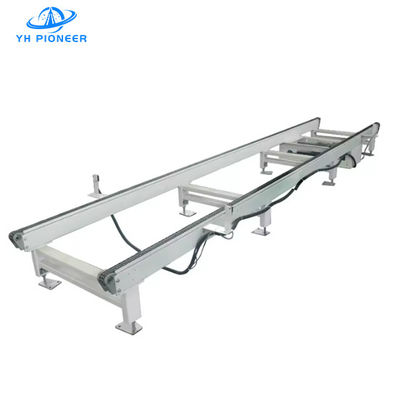 Buen precio Sistemas de paletización automática en cadena transportador de empaquetadores para el transporte de palets y cajas en línea