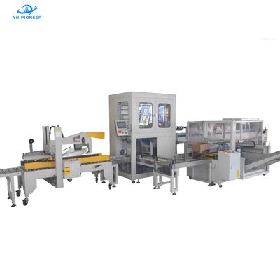 Buen precio Máquina de embalaje de bolsas de cartón confiable para embalaje de bolsas blandas con construcción de acero inoxidable y potencia de motor de 7.5kw en línea