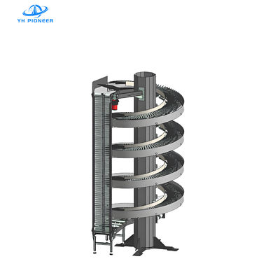 Buen precio Transportador de ascensor espiral de ahorro de espacio con estructura compacta para manejo eficiente de materiales verticales en línea