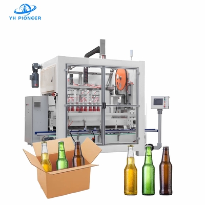 Buen precio Máquina Empaquetadora de Cajas de Cerveza Adecuada para Diversas Botellas, Latas y Vasos para Diversas Necesidades de Empaquetado en línea