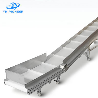 Buen precio Sistemas de transporte de bolsas de alimentos de acero inoxidable, máquina de cinta transportadora velocidad ajustable en línea