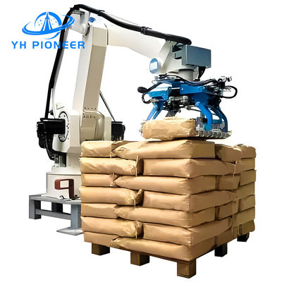 Buen precio Máquina para paletizar bolsas automáticas de acero al carbono 4 ejes 6 ejes Para embalaje de carga pesada en línea
