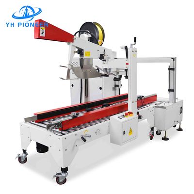 Buen precio Control servo integrado Máquina automática de sellado de cartón para sellado sin costura de la caja en línea