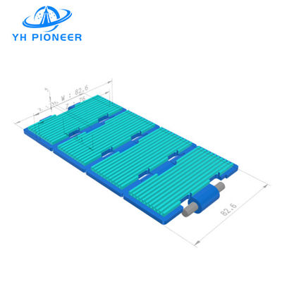 Buen precio Placa de cadena transportadora de acero inoxidable con caucho para una mejor reducción del ruido de agarre en línea