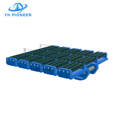 Buen precio Cadenas de rodillos de alta capacidad en color verde oscuro POM para una robusta flexión lateral en línea