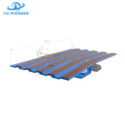 Buen precio Transportador POM sin costura de la cadena con la superficie de caucho cubierta Material de manejo en línea