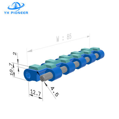 Buen precio Cinturón transportador modular de superficie de caucho para transporte de productos con bajo ruido y seguridad en línea