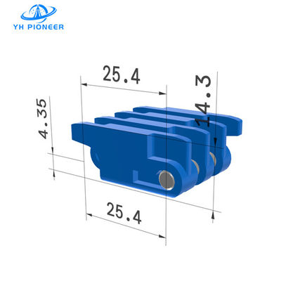 Buen precio Cinturón modular de bajo mantenimiento con ejes de PP para sistemas de transporte industriales simplificados en línea