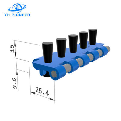 Buen precio Cinturón de transporte modular de 85 mm de ancho con cepillo para manejo y limpieza de materiales en línea