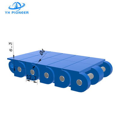 Buen precio Resistencia a la corrosión de la placa de la cadena transportadora de doble fila con ejes de acero inoxidable en línea
