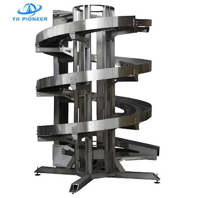 Transportador de elevación en espiral de acero al carbono de bajo ruido con capacidad de carga de 200-2000 kg