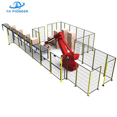 Buen precio Sistemas de cercas de seguridad de robots de color personalizados de grado industrial para protección de talleres en línea