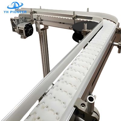 Buen precio Máquina transportadora de cadena flexible de alta flexibilidad para la industria de alimentos y bebidas en línea