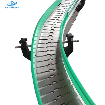 Buen precio Sistemas de transporte de bolsas de acero inoxidable Máquina transportadora de cadena longitud personalizada altura en línea