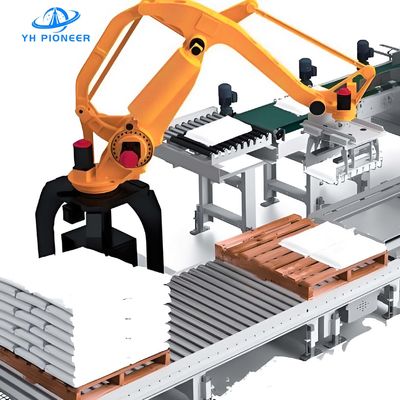 Sistemas de paletización de bolsas de alta capacidad con 200-300 bolsas/hora capa personalizable