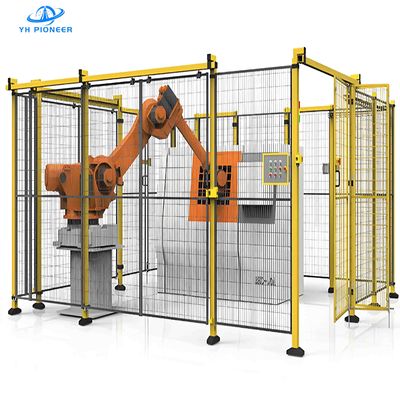 Valla flexible para talleres con opciones de altura y anchura personalizables para una mejor utilización y seguridad del espacio