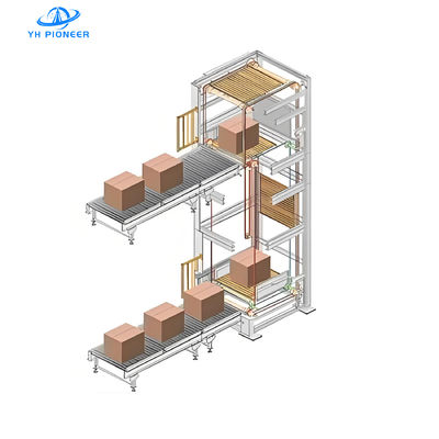 Buen precio Transporte automático recíproco vertical para el movimiento de cajas pesadas y palets con patrón E de carga y descarga en línea