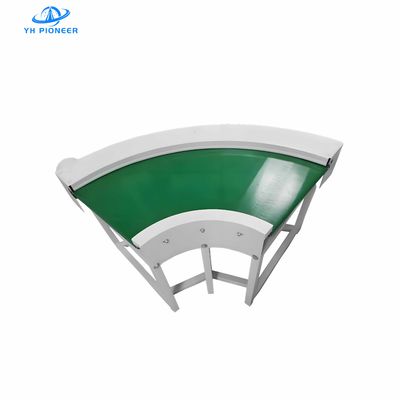 Buen precio Transportador de cinta de giro de acero inoxidable duradero con anchura de transporte personalizable de 300 ~ 1000 mm y ángulos de 30 °-90 ° en línea