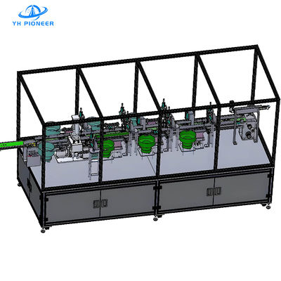 Buen precio Línea de ensamblaje pequeña duradera con construcción de aluminio y acero inoxidable para ensamblaje confiable del medidor de agua en línea