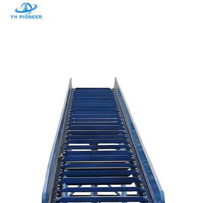 Buen precio Sistema de cadena de transporte de paletas duradero con diseño de doble cadena 10 m/min Velocidad para aplicaciones de trabajo pesado en línea