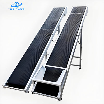 Buen precio Cinturón transportador inclinado de alta capacidad con opciones de ancho de 50 cm / 60 cm / 80 cm longitud personalizable para un manejo eficiente del material en línea