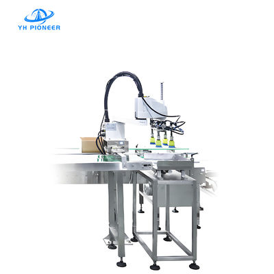 Embalaje de cartón de alta precisión de Scara Robot con velocidad de agarre de 60-240 piezas / min para un embalaje eficiente