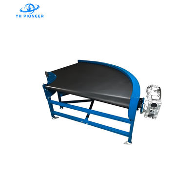 Buen precio Ahorro de espacio Sistema de transporte de cinta giratoria con marco de acero inoxidable para manejo eficiente de materiales en fábricas en línea