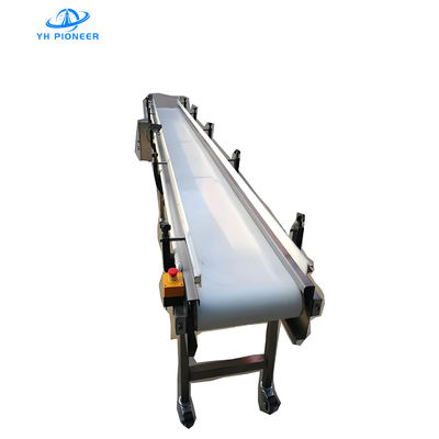 Buen precio Sistema de transporte de cinturón blanco higiénico con cinturón blanco de PU de grado alimenticio para un manejo de materiales limpio y eficiente en línea