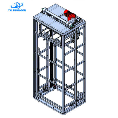 Buen precio Ahorro de espacio ascensor recíproco vertical con tamaños de plataforma personalizados para soluciones industriales compactas en línea