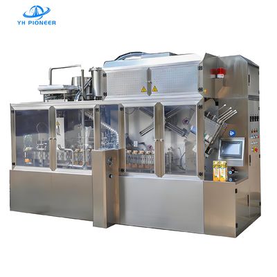 Sistema de llenado de bebidas de alta automatización con diseño modular para producción estable de llenado en frío 27KW de potencia 3000 cartones/hora Acero inoxidable 304